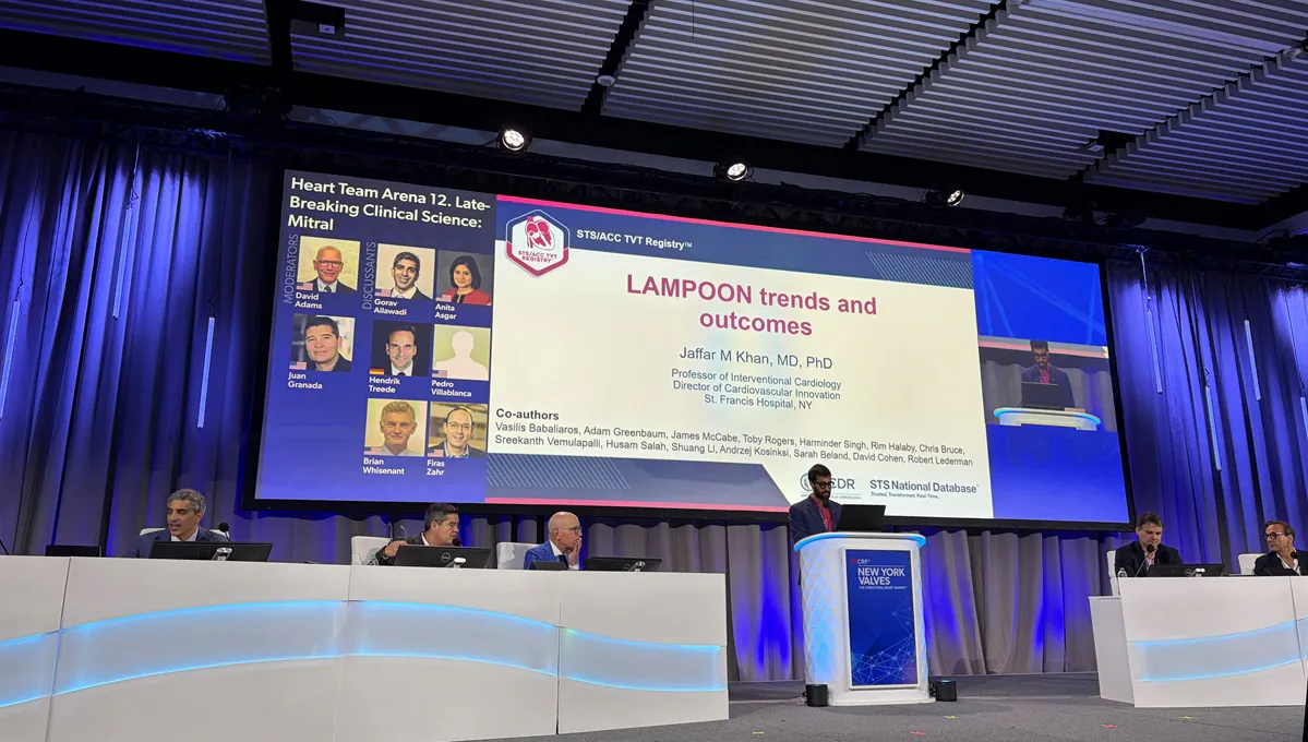 Real-world LAMPOON data reveals stark outcome differences by valve type in transcatheter mitral replacement