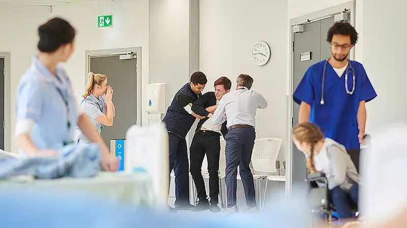 UK emergency department staff face near-daily violence — and most don't feel safe