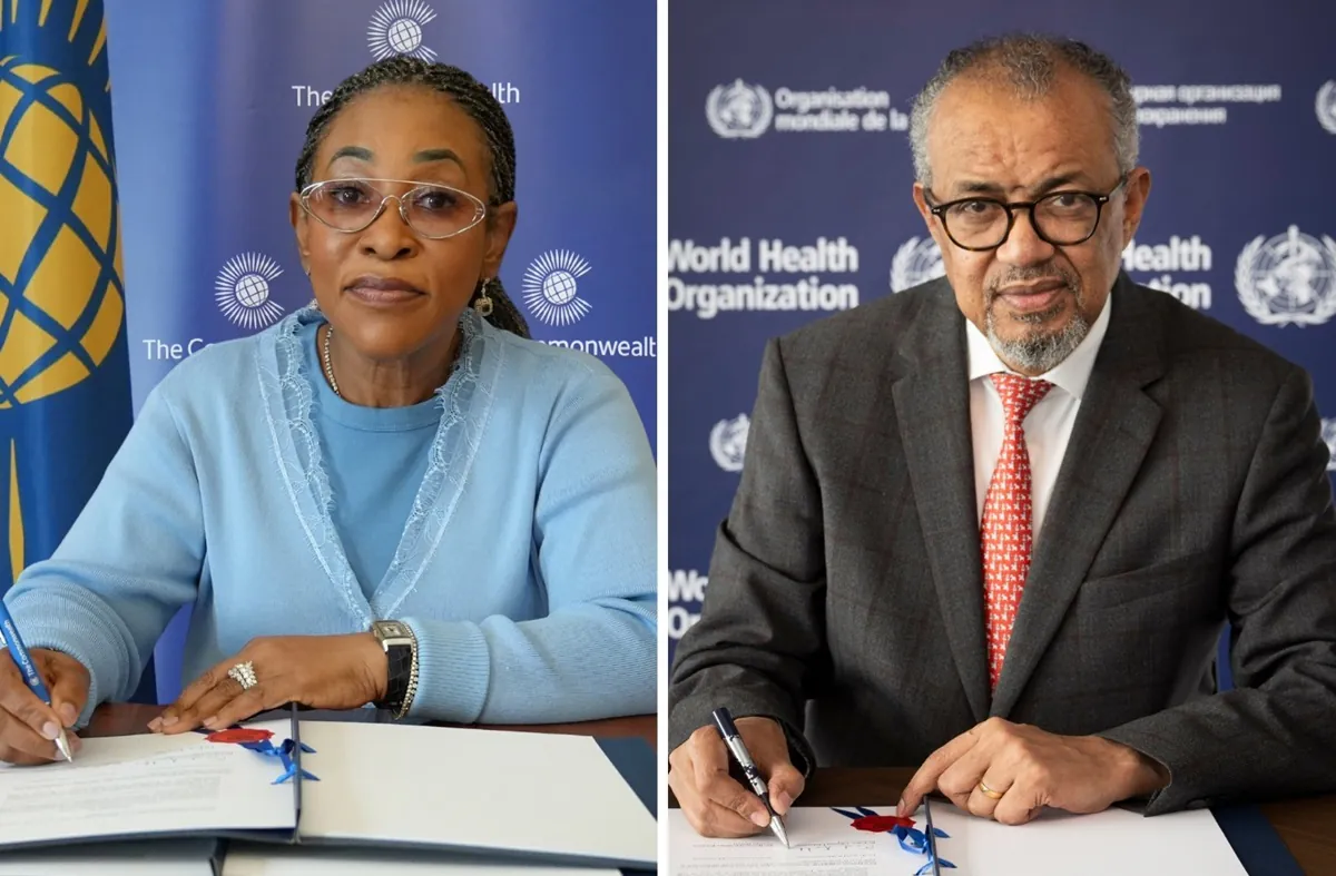 WHO and Commonwealth Secretariat double down on global health with renewed 4-year partnership