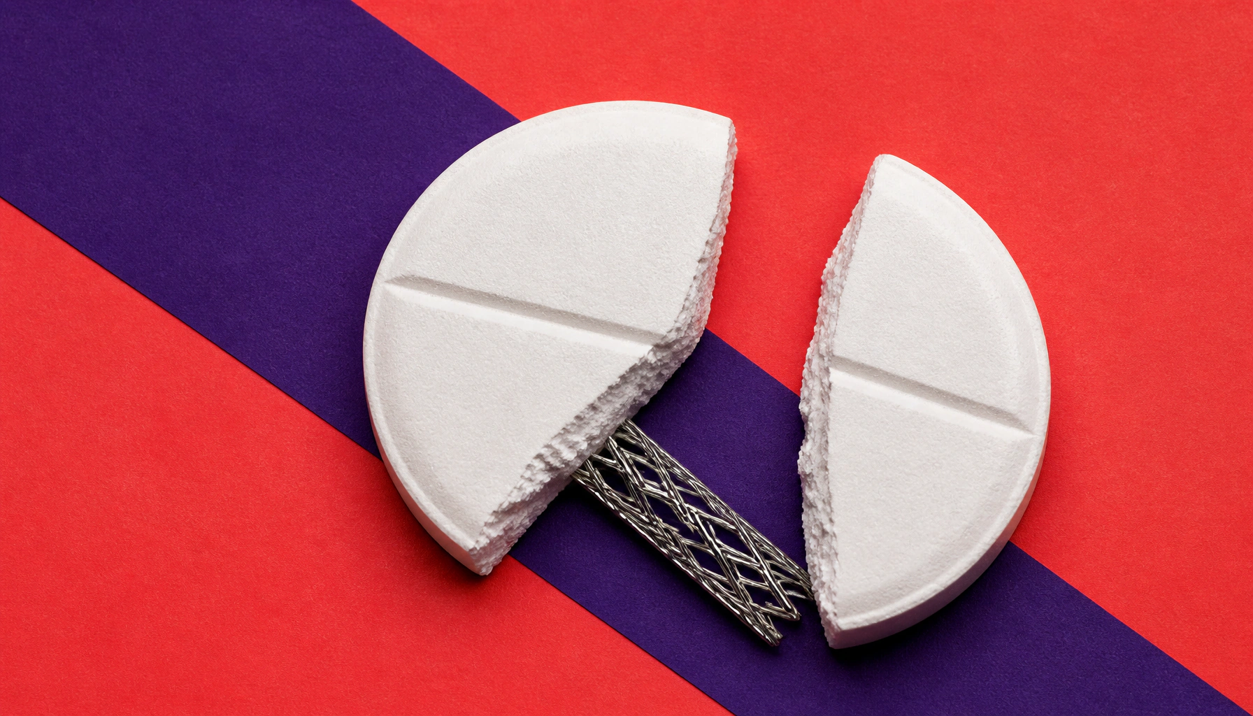 Dropping to one blood thinner after a stent may raise heart attack risk in high-risk patients