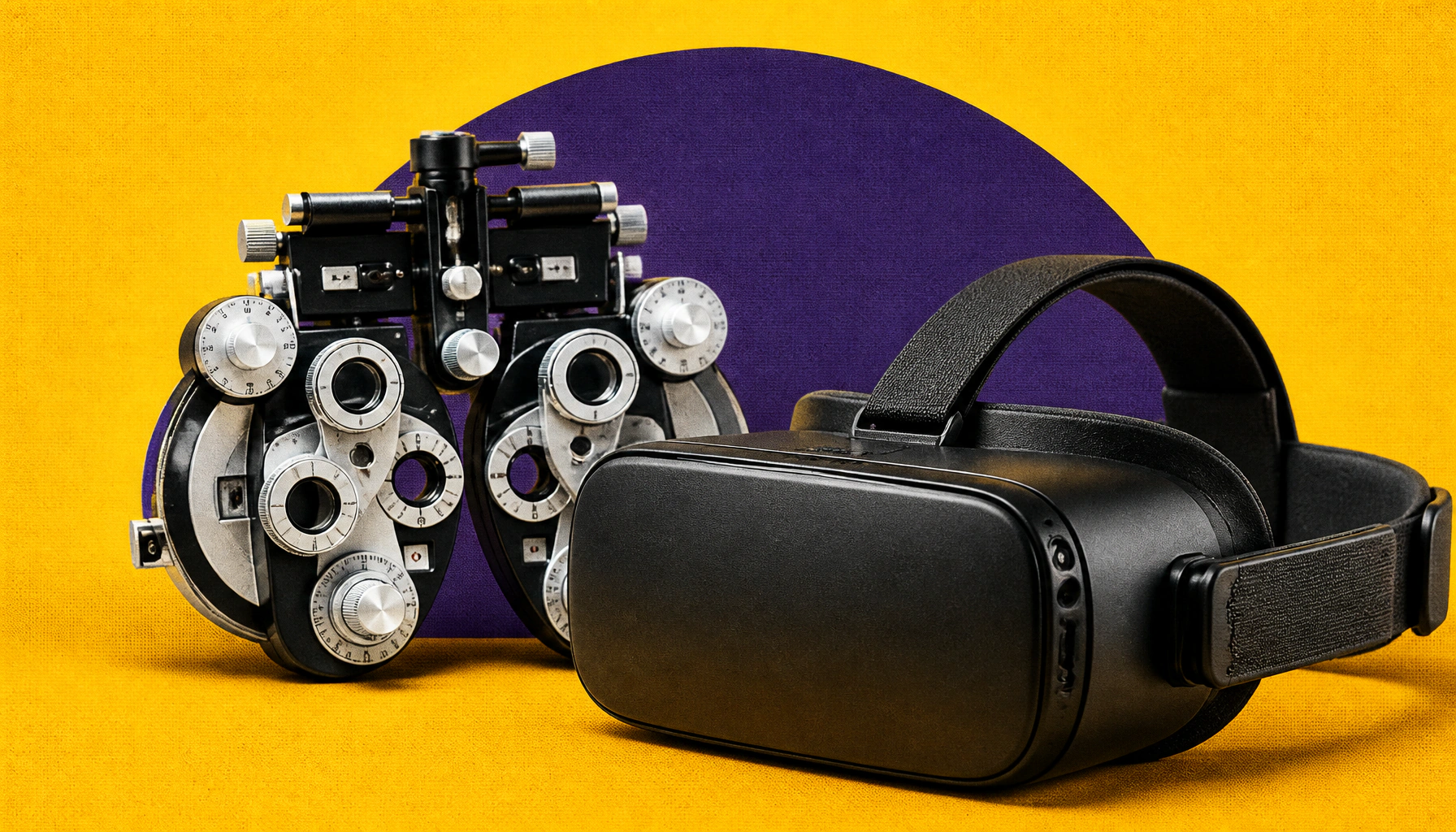 VR headset software completes four eye exam pretests in under 2 minutes