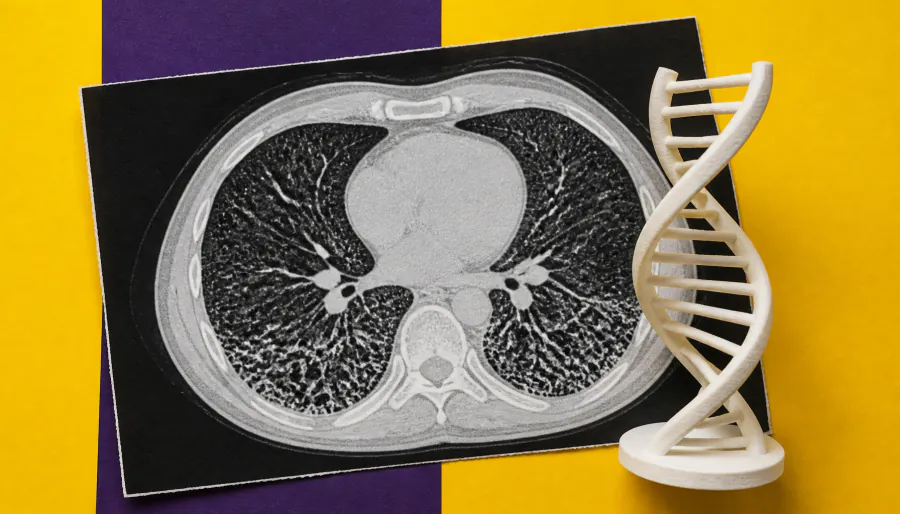 Short telomeres may signal a specific lung scarring pattern in pulmonary fibrosis